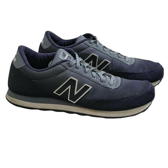 New Balance Mens 501 Modern Classic Sneakers ML501GRA Blue 14 - Picture 1 of 10